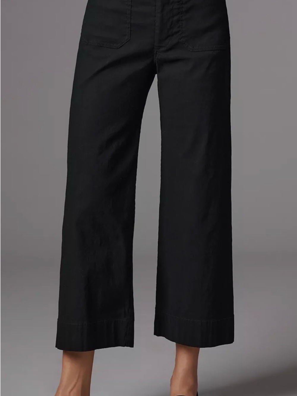 Maeve The Colette High Rise Wide Leg Crop Pant NWT - Picture 2 of 7